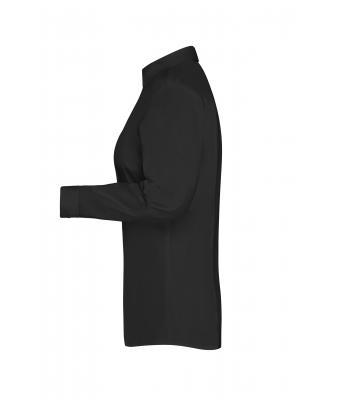 Ladies Ladies' Shirt Slim Fit Black 8392