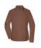 Ladies Ladies' Shirt Slim Fit Brown 8392