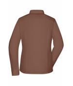 Dames Ladies`Shirt Slim Fit Bruin 8392