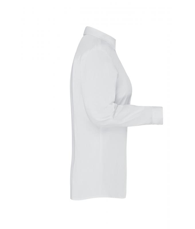 Dames Ladies`Shirt Slim Fit Wit 8392