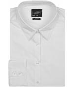 Dames Ladies`Shirt Slim Fit Wit 8392