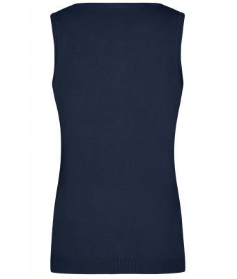 Dames Ladies' V-Neck Pullunder Navy 8057