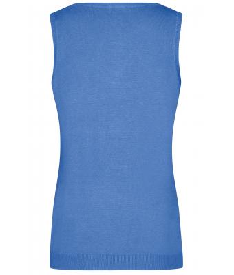 Dames Ladies' V-Neck Pullunder Gletsjer blauw 8057