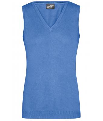 Dames Ladies' V-Neck Pullunder Gletsjer blauw 8057