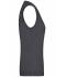 Dames Ladies' V-Neck Pullunder Antraciet-melange 8057