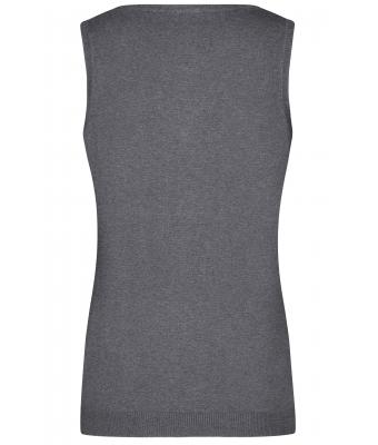 Dames Ladies' V-Neck Pullunder Heather-grijs 8057