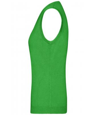 Dames Ladies' V-Neck Pullunder Groen 8057