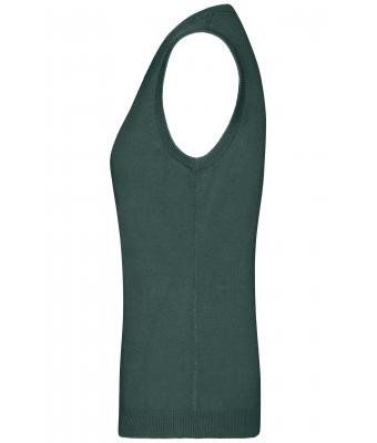 Dames Ladies' V-Neck Pullunder Bosgroen 8057