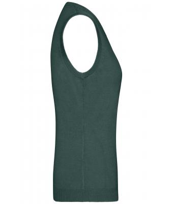 Dames Ladies' V-Neck Pullunder Bosgroen 8057