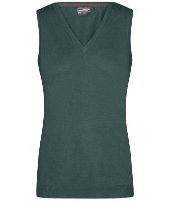Dames Ladies' V-Neck Pullunder Bosgroen 8057
