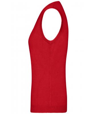 Dames Ladies' V-Neck Pullunder Rood 8057