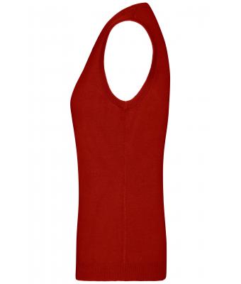 Dames Ladies' V-Neck Pullunder Bordeaux 8057