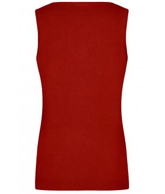 Dames Ladies' V-Neck Pullunder Bordeaux 8057