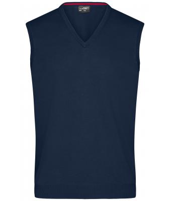 Heren Men's V-Neck Pullunder Navy 8058