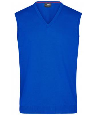 Men Men's V-Neck Pullunder Royal 8058