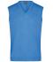 Men Men's V-Neck Pullunder Glacier-blue 8058