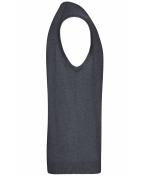 Herren Men's V-Neck Pullunder Anthracite-melange 8058