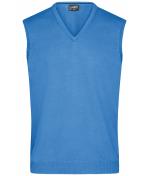 Herren Men's V-Neck Pullunder Glacier-blue 8058