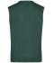 Men Men's V-Neck Pullunder Forest-green 8058