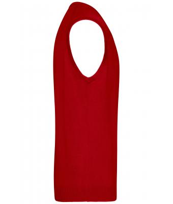 Heren Men's V-Neck Pullunder Bordeaux 8058