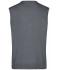 Homme Pull sans manches col V homme Gris-chiné 8058
