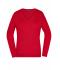 Ladies Ladies' V-Neck Pullover Red 8059