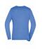 Damen Ladies' V-Neck Pullover Glacier-blue 8059