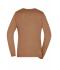Dames Ladies' V-Neck Pullover Kameel 8059