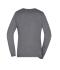 Damen Ladies' V-Neck Pullover Grey-heather 8059