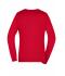 Damen Ladies' V-Neck Pullover Red 8059