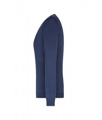 Femme Pull col V femme Marine 8059