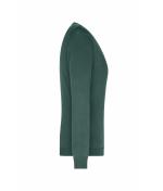Femme Pull col V femme Vert-forêt 8059