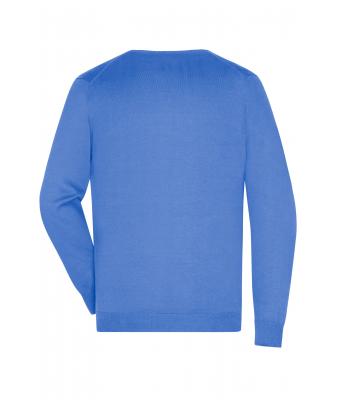 Heren Men's V-Neck Pullover Gletsjer blauw 8060