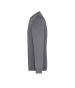 Men Men's V-Neck Pullover Grey-heather 8060