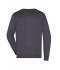 Heren Men's V-Neck Pullover Antraciet-melange 8060