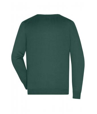 Heren Men's V-Neck Pullover Bosgroen 8060