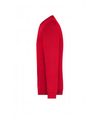 Heren Men's V-Neck Pullover Rood 8060