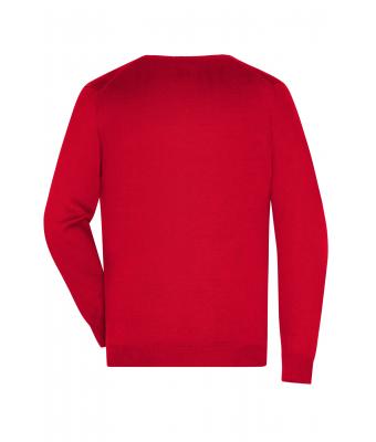 Heren Men's V-Neck Pullover Rood 8060
