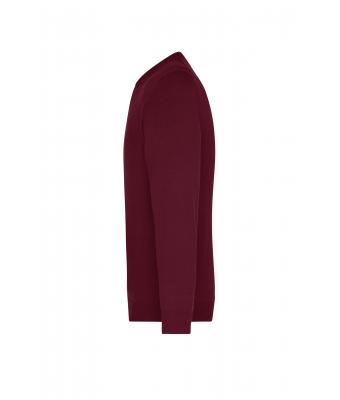 Heren Men's V-Neck Pullover Bordeaux 8060