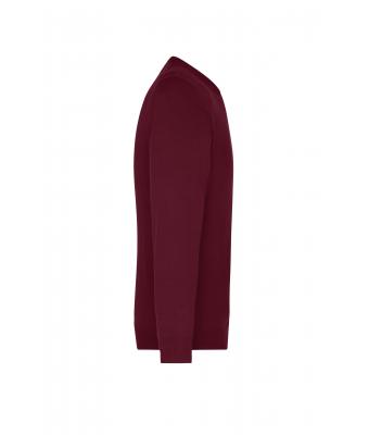 Heren Men's V-Neck Pullover Bordeaux 8060