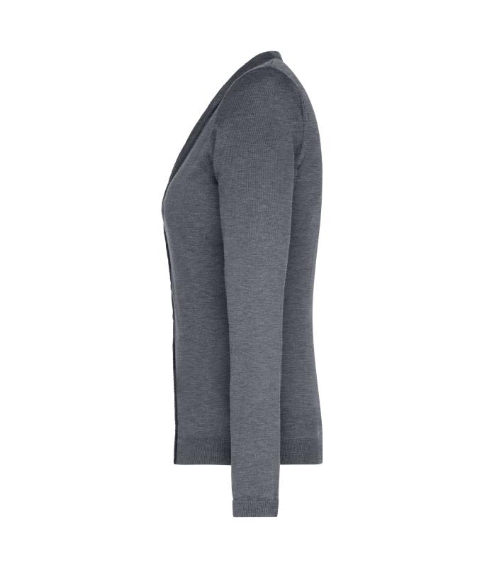 Femme Cardigan femme Gris-chiné 8061