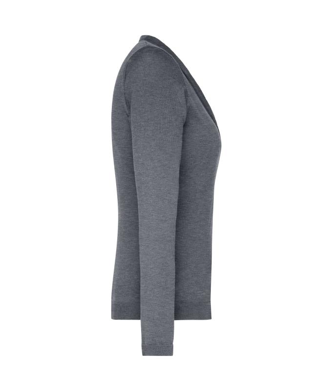 Femme Cardigan femme Gris-chiné 8061