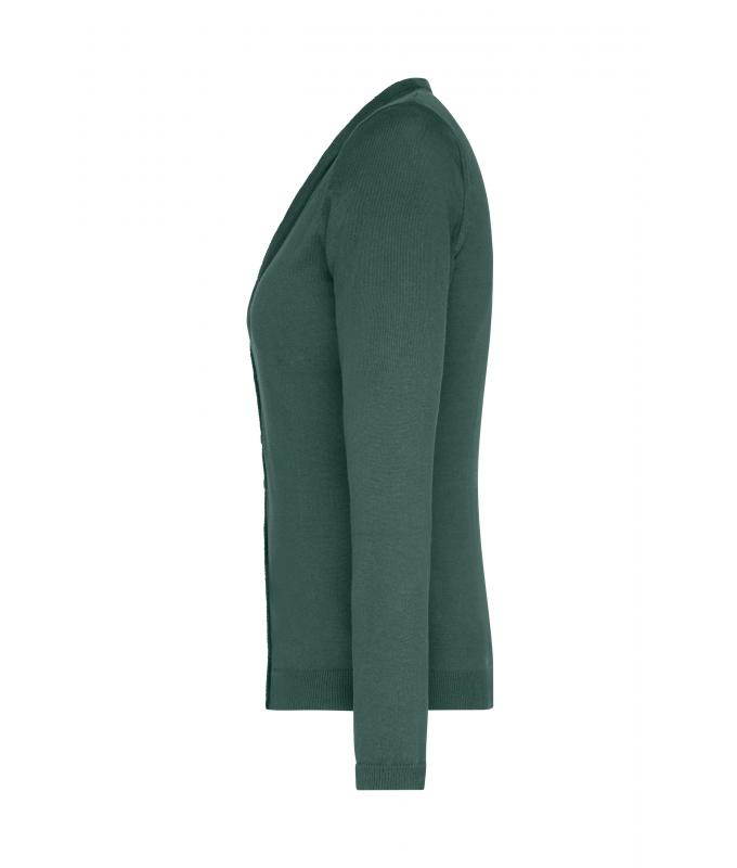 Femme Cardigan femme Vert-forêt 8061