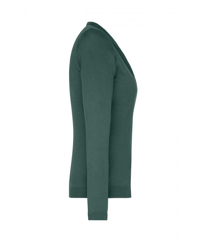 Femme Cardigan femme Vert-forêt 8061