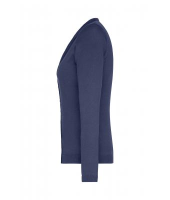 Dames Ladies' V-Neck Cardigan Navy 8061