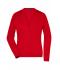 Dames Ladies' V-Neck Cardigan Rood 8061