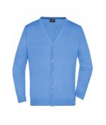 Homme Cardigan homme Bleu-glacier 8062