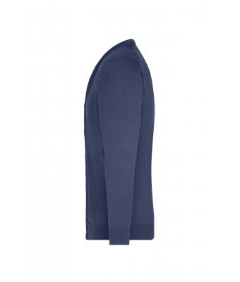 Heren Men's V-Neck Cardigan Navy 8062