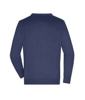 Heren Men's V-Neck Cardigan Navy 8062