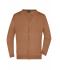 Men Men's V-Neck Cardigan Camel 8062